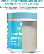 Zammex Bone Broth Protein Powder, Pure Grass Fed Beef, Vanilla Protein Powder,Hydrolyzed Collagen Supplement for Healthy Skin,Nails,Hair,Joints, Non-GMO,Gluten Free, Great in Shakes