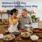 Digestive Enzymes Supplement with 100 Billion CFU Organic Probiotic & Prebiotic - Multi-Enzyme Formula for Women & Men - Supports Digestive & Gut Health, Aids Protein, Carb & Dairy Digestion, 120 Caps