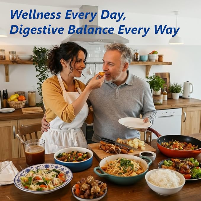 Digestive Enzymes Supplement with 100 Billion CFU Organic Probiotic & Prebiotic - Multi-Enzyme Formula for Women & Men - Supports Digestive & Gut Health, Aids Protein, Carb & Dairy Digestion, 120 Caps