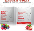 1000mg High-Potency NAD+ Liquid Supplement, Nicotinamide Riboside & Resveratrol with PQQ, Boosts Cellular Energy, Focus & Healthy Aging - 1 Pc