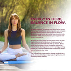 HERBENENERGYflow Red Clover Extract Capsules, Herbal Supplement for Women’s Health Support, Menopause Support & PMS Relief. Natural Blend w/Black Cohosh Wild Yam Dong Quai. 90 Count.