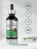 Horbäach Black Cohosh Root Tincture | 2 fl oz | Liquid Extract | Alcohol Free Herb Drops | Vegetarian | Non-GMO, Gluten Free Supplement