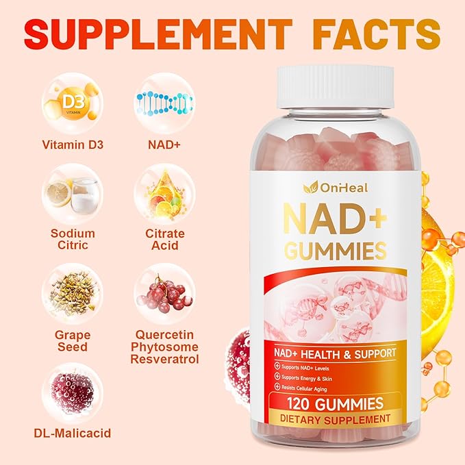 Resveratrol Gummies, Women's Formula Supplement with Hydrolyzed Collagen, Grape Seed Extract, and Vitamin D3. Supports antioxidant Defense, Anti-Aging, and Energy Replenishment 120 Count