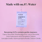 Pixie Feminine Wipes - Flushable, Biodegradable, & Ph Balanced - Individually Wrapped Packet Wipes for On The Go & Public Bathrooms - Wash & Cleaner For Your Menstrual Cups & Discs (1 Pack of 10)