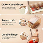 Weekly Pill Organizer,Portable 7 Day Pill Box,Moisture Proof Medicine Pill Organizer,Travel Pill Case with BPA-Free Material,Pocket-Size for Supplements & Vitamins (White)