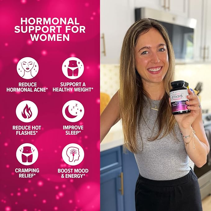 Myo-Inositol D-Chiro Women's Hormone Balance Supplement - 40:1 Myo-Inositol & D-ChiroInositol Blend with DIM for Hormone Balance for Women - Health Vitamins for Skin, Energy, & Cycle Support (1 Month)