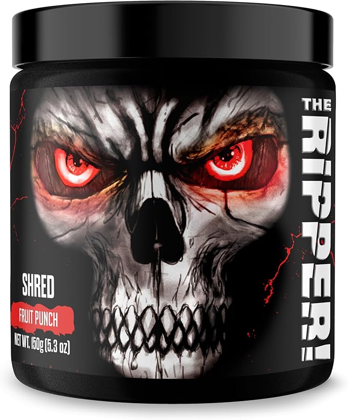 JNX SPORTS The Ripper! Fat Burner Pre Workout for Men & Women – Thermogenic Fat Burning Powder & Appetite Suppressant, Boost Energy & Endurance – Fruit Punch, 30 Servings