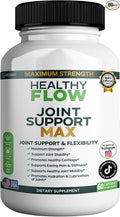 Healthy Flow Joint Support Max, 1500mg Glucosamine, 60 Capsules, Maximum Strength Joint Support Supplement (1)