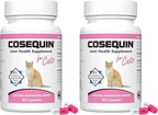 Nutramax Cosequin for Cats Joint Health Supplement, Contains Glucosamine for Cats, Plus Chondroitin, & Omega-3s, Supports Joint and Skin & Coat Health, Sprinkle Capsules, 80 Count (Pack of 2)