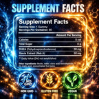 VAITE DHEA 50mg Gummies for Men and Women – Hormone Balance, Energy & Mood Support – Immune System Booster – Vegan, Gluten-Free, Non-GMO – Perimenopause & Menopause Supplement 60 Chews