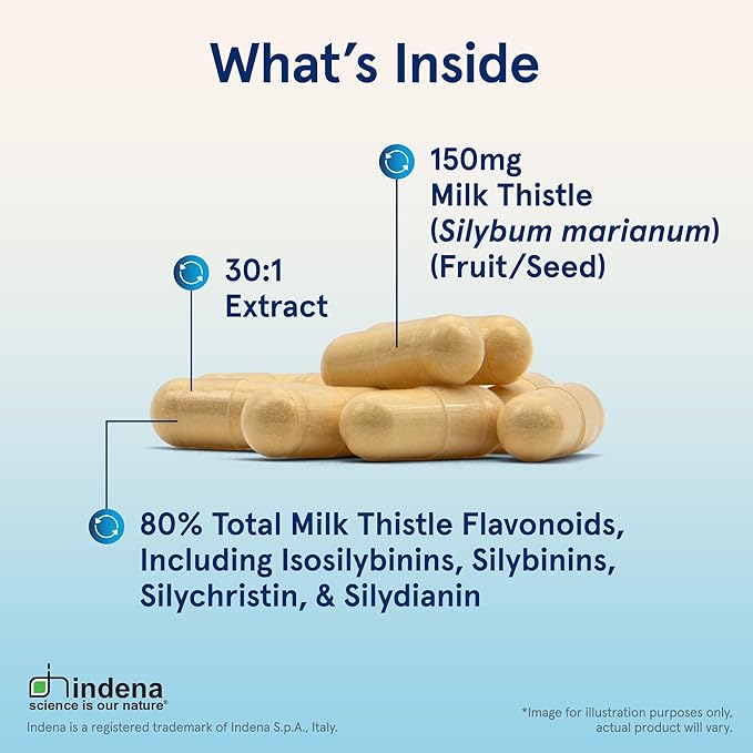 Jarrow Formulas Milk Thistle Supplement 150 mg 30:1 Milk Thistle Extract Standardized to 80% Total Flavonoids,Dietary Supplement for Liver Function Support, 200 Veggie Capsules for 200 Day,(Pack of 2)