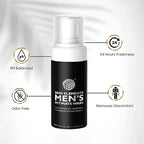 Skin Elements Men's Intimate Wash JUMBO Pack | with Refill | For 180 Days | 14.2 fl. oz | pH Balanced Hygiene Foaming Wash | Controls Bad Odor | Tea Tree Oil | Super Saver Pack |