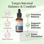 Kivori Yeast Infection Drops for Dogs, 2fl.Oz/60ml Yeast Infection Treatment for Dogs, Anti Yeast Drops, Ear and Paw Itch, Herbal Dog Supplement Drop for All Ages All Breeds. (3PCS)