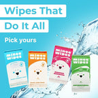 Impossibly Compact Travel Feminine Wipes - 99% Water and Aloe - pH Balanced, Period-Friendly & Ultra Soft - Travel Essentials for Women & Teens - Unscented - 8 Pack Total 48 Wipes