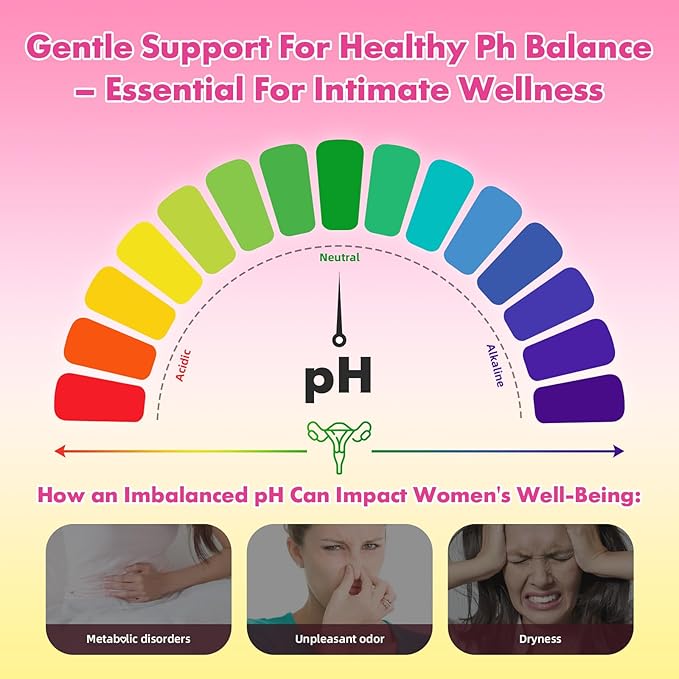 Her Juicy Feminine Probiotics Gummies with Slippery Elm & Lactobacillus Blend, Supports pH Balance & Immune Function, Promotes Vaginal Wellness, Pineapple Flavor, 60 Count