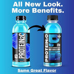 Protein2o 15g Whey Protein Isolate Hydration Drink Plus Energy & Focus, 350mg of Electrolytes, Vitamins B5 & B6, Sugar Free, Energy Variety Pack, 16.9 oz Bottle (Pack of 12)