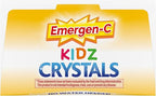 Emergen-C Kidz Crystals, On-the-Go Emergen-C Immune Support Supplement with Vitamin C, B Vitamins, Zinc and Manganese, Sparkly Strawberry, Stocking Stuffer - 56 Stick Packs
