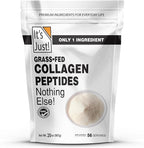 It's Just! - Collagen Peptides (1.25lb) Grass-Fed Protein Powder, Unflavored, GLP-1 Friendly, Heavy Metal Tested by 3rd Party Lab, Type I & III, Hydrolyzed to Dissolve Quickly, 20oz