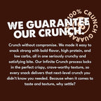 CRISP POWER Protein Pretzels, NEW Cinnamon Crunch, 26G Protein, High Protein Snack, High Fiber, Low Carb Crunchy Pretzel Snacks, No Added Sugar, 1.75 oz Bags, 24 Pack, Vegan, Keto