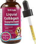 Liquid Collagen Supplement Drops for Dogs: Hip & Joint Support, Skin & Coat Health, Itch Relief in One Daily Supplement with Bioactive Collagen Peptides - Pure Formula Support for All Dog Sizes & Ages
