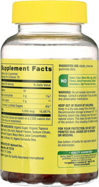 Spring Valley Biotin 5000mcg- Blueberry Flavor, Hair Skin and Nails 150 Gummies (Pack of 1), Set by Basket Goods