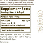 Solgar Megasorb CoQ-10 100 mg, 90 Softgels - Supports Healthy Aging - Coenzyme Q10 Supplement - Enhanced Absorption - Non-GMO, Gluten Free, Dairy Free - 90 Servings, (Pack of 2)
