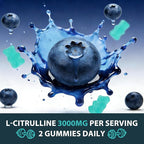 ABYSSUS L Citrulline Gummies for Men 3000mg - Nitric Oxide Supplement for Muscle & Energy, Chewable L-Citrulline Supplements for Daily Performance, 60 Count