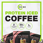 Chike Cinnamon High Protein Iced Coffee, 20 G Protein, 2 Shots Espresso, 1 G Sugar, Keto Friendly and Gluten Free, 14 Servings (14.8 Ounce)
