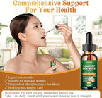 7-in-1 Soursop Graviola with Sea Moss Liquid Drops, Soursop Bitters Liquid Rich in Multivitamin for Digestive Antioxidant, Immune Boost, Cell Support & Regeneration, 2 Fl Oz Pineapple Flavor