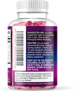 Calcium Supplement Gummies - Sugar Free Calcium Gummy with Vitamin D3 for Best Absorption - Supports Immune Health, Bones & Teeth - Nature's Calcium Chews for Women & Men - Berry Flavor - 60 Gummies