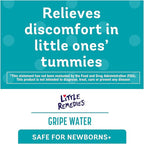 Little Remedies Gripe Water for Babies, With Chamomile, for Baby Gas Relief, No Alcohol or Artificial Dyes, 4 Fl Oz, Pack of 6