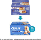 Quest Nutrition Crispy Blueberry Cobbler Hero Protein Bar, 16g Protein, 1g Sugar, 3g Net Carb, Gluten Free Protein Snack, Keto Friendly, 12 Count