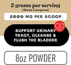 CNP Organic D Mannose Powder 2000mg - Powder D Mannose Supplement for UTI Support, Pure D-Mannose Powder from Guar Beans, Vegan Non GMO Clean Formula, Bladder Urinary Tract Health Supplement Use