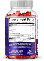 Magnesium Citrate Gummies for Adults & Kids - High Absorption Magnesium Supplements - Premium Calm, Relaxation, Muscle, Nerve, Bone & Heart Support - Great-Tasting Vegan Gummy Supplement - 120 Gummies
