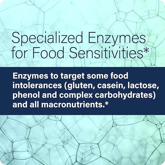 Enzyme Science Intolerance Complex, 30 Capsules Comprehensive Support for Common Digestive Sensitivities Gluten, Casein, Phenol Sensitivities, and Complex Carbohydrates Intolerance Relief