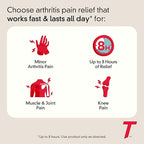 Tylenol 8 Hour Arthritis Pain Relief Extended-Release Tablets, 650 mg Acetaminophen, Joint Pain Reliever & Fever Reducer Medicine, Oral Pain Reliever for Arthritis & Joint Pain, 24 Count