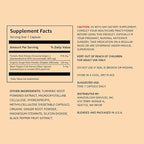 Amazon Elements Turmeric Complex, 316 mg Curcumin, 140 mg Ginger, 5 mg Black Pepper - Joint & Immune System, Healthy Inflammation Response - 65 Capsules (2 Month Supply) (Pack of 2)