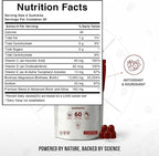 Growth Gummies for Black Women, 60 Vegan Gummies, Daily Hair Nourishment with Biotin, Collagen & Botanical Extracts, Supports Healthy Hair Growth & Strength