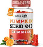 Sugar-Free Pumpkin Seed Gummies – 4000mg/Serving – Hair Growth, Youthful Skin & Prostate Support – Immune & Urinary Tract Support-Natural Source of Essential Fatty Acids