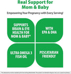 Rainbow Light Prenatal DHA Vitamins for Women | 60 Softgels | Omega 3 Fish Oil (DHA & EPA) | Supports Mom & Baby’s Health from Conception to Nursing