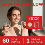 Vitalibre Cranberry Pills for Women with Vitamin C & E, Once Daily, Vegan, Urinary Tract Health & Kidney Cleanse, 60 Capsules