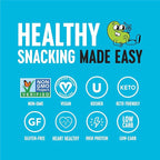 The Only Bean Crunchy Roasted Edamame - Healthy Snacks for Adults and Kids (Variety Pack), Low Carb Keto Snack Food, Vegan Gluten Free High Protein Snacks (11g), Office Snack, 0.9oz 24 pack
