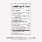 MAËLYS Super Charged Liquid Collagen for Women - Collagen Peptides Supplement with Biotin for Hair, Skin and Nails - Orange Peach (Pack of 2)