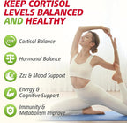 Cortisol Gummies for Women, 16-in-1 Sugar Free Cortisol Supplements for Women with Ashwagandha, Rhodiola Rosea, Magnesium, L-theanine for Relaxation, Zzz, Cognition, Raspberry Flavor, 120Ct