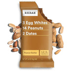 RXBAR Protein Bars, 12g Protein, Gluten Free Snacks, Peanut Butter (6 Boxes, 30 Bars)