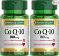 Nature's Bounty CoQ10 100mg for Heart Health Support, Non-GMO Q-Sorb Coenzyme Q-10 Antioxidant Support and Cardiovascular Wellness, Dietary Supplement, Rapid Release Softgels, 45 ct (Pack of 2)