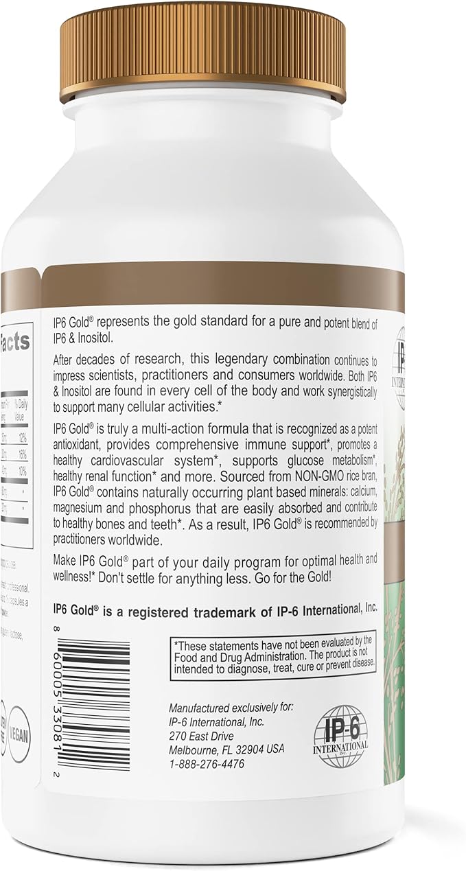 IP6 Gold Immune Support Formula, 240 Vegetarian Capsules