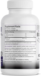 Bronson CLA 3000 Extra High Potency Supports Healthy Weight Management Lean Muscle Mass Non-Stimulating Conjugated Linoleic Acid 300 Softgels