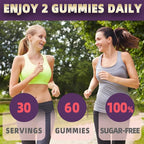 Menopause Supplements for Women with Black Cohosh, Menopause Relief Sugar Free Gummies for Hot Flashes, Natural Female Hormone Balance & Ashwagandha, Magnesium for Night Sweats, Mood Swings, 60 Count