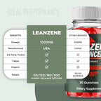 IDEAL PERFORMANCE Leanzene Gummies, Lean Zene Gummy Reviews (2 Pack)